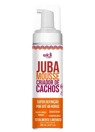 Мусс для формирования локонов widi care juba mousse criador de cachos, 200 мл