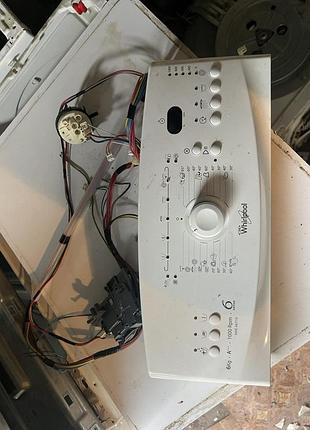 Б/у модуль управления стиральной машини whirlpool awe 66710 model:859376210041 400010595772