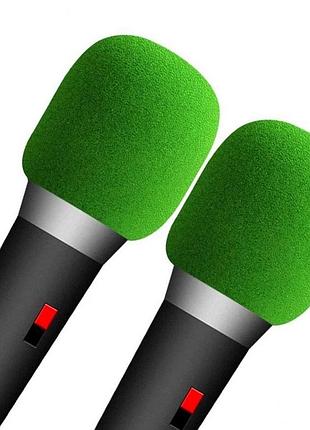Ветрозащита чехол для студийного микрофона shure sennheiser e 935 e 945 e 835 ew-128 g2 zoom h1n цвет зеленый