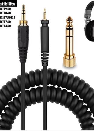 Витой кабель shure srh440 srh750dj srh840 srh940 длина до 3м