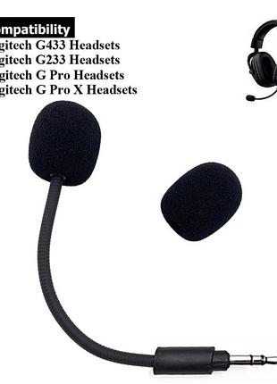 Мікрофон для навушників logitech g pro g433 g233