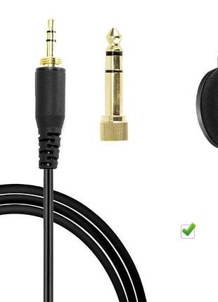 Кабель провод sennheiser hd518 hd558 hd598 hd595 hd579 hd620s hd599 hd569 hd515 hd 560 s 3 метра