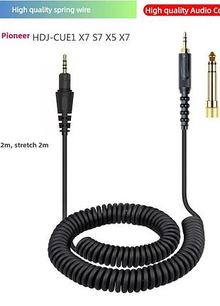 Витой кабель для наушников pioneer hdj-cue1 hdj-x7 hdj-s7 hdj-x5 hdj-cue1bt hdj-cx hdj-x5bt
