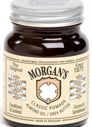 Классическая помада с миндальным маслом/маслом ши morgans classic pomade almond oil/shea butter 100 г