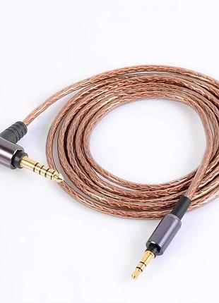 Балансный кабель штекер 4.4мм 3.5мм sony mdr 1am2 sony wh 1000xm6 1000xm4 xm5 marshall major 4 5 v-moda crossfade h910n