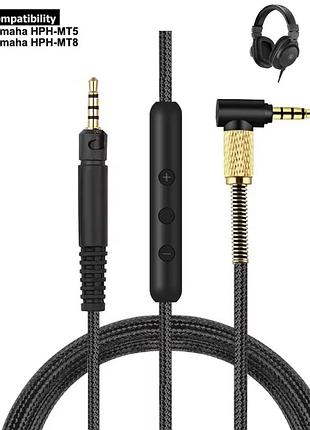 Кабель с микрофоном для наушников yamaha hph-mt5 hph-mt8