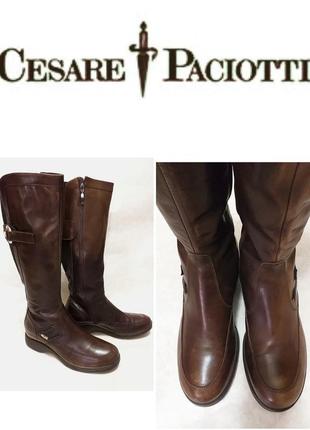 Cesare paciotti італійські шкіряні мега зручні жіночі чоботи легендарного бренду