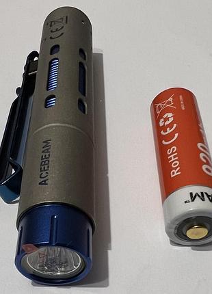 Фонарь acebeam rider rx ti titanium nichia 219f