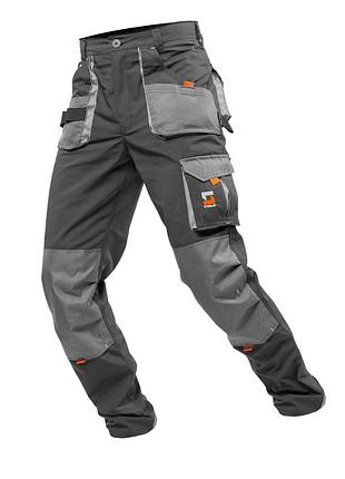 Штани робочі захисні чоловічі steeluz grey 24 (зріст 188) спецодяг