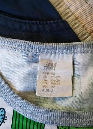 Детская майка принтованая, 100% хлопок, h&amp;m 4