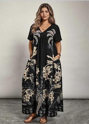 Платье свободного кроя shein