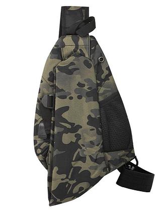 Рюкзак lesko 905 camouflage на одно плечо вместительная с usb портом водонепроницаемая