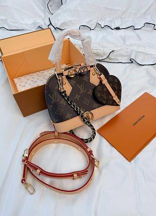Сумка жіноча преміум alma bb monogram canvas