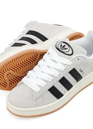 Кросівки adidas originals campus 00s 'crystal white/black/gum' gy0042