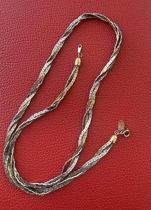Продам вінтажну цепочку 22 ct gold plated