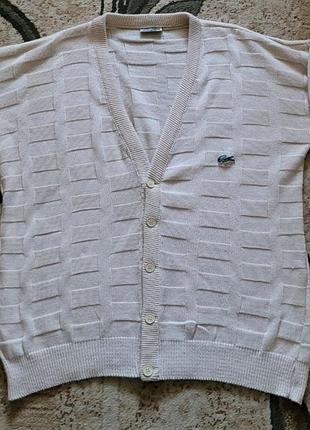 Винтажный кардиган от lacoste