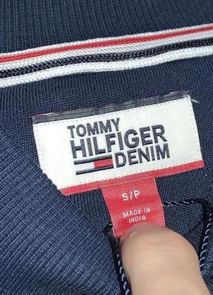 Свитшот с коротким рукавом tommy hilfiger, футболка из плотного хлопка6 фото