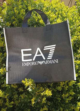 Сумка шоппер emporio armani состояние нового