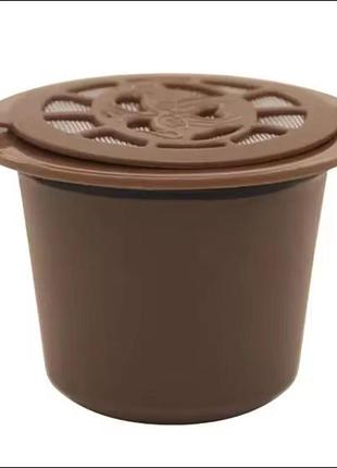 Багаторазова капсула для кавомашини nespresso, 1 шт колір: чорний