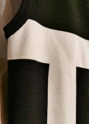 Платье в стиле alaia nikkie бандажное стрейч расклешенное в полоску миди трикотажное