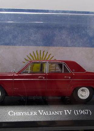 Chrysler valiant iv 1967, salvat. 1:43 запечатанный блистер. кромслер 1967
