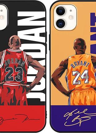 Чохол для iphone 11 6,1 дюйма kobe bryant і michael jordan 2 шт.