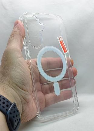 Прозорий tpu чохол, бампер для samsung galaxy a17  magsafe