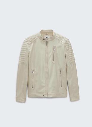 Мото куртка чоловіча zara