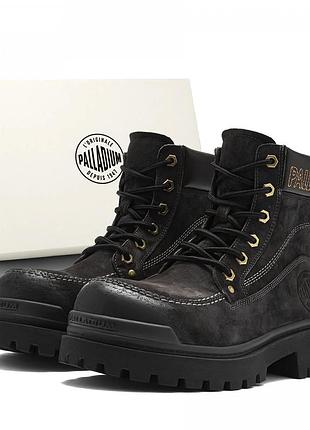 Palladium черевики palladium 79626-003-m merard boots protector v1 black, колір чорний. матеріал тканина, текстиль. розмір 42.
