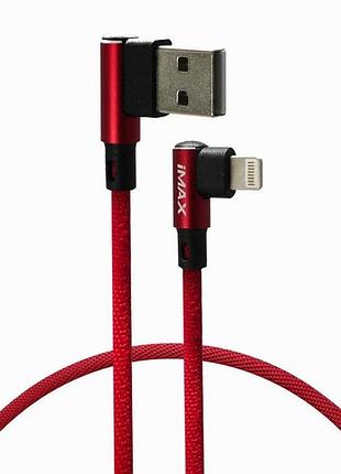Кабель usb 3.0 lightning 2.4a 1м для iphone ipad быстрая зарядка и передача данных l shape