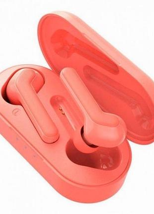 Bluetooth наушники tws yoobao yb505 влагозащитные для музыки и звонков розовые с хорошим звуком