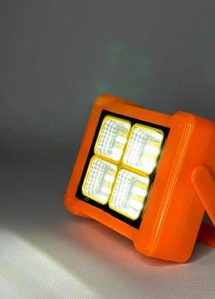 Светодиодный прожектор с аккумулятором 5000 mah для работы и отдыха портативная зарядная лампа d-102