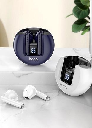Bluetooth гарнитура hoco ew32 gentle tws беспроводные наушники для музыки и общения с сенсорным управлением белые
