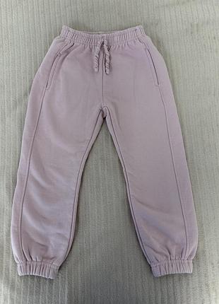 Штани спортивні zara 6 років (116 см), рожеві, джогери