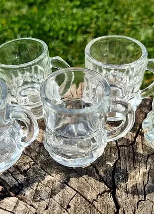 Мини рюмочки, мини - кружка, набор 5 шт.