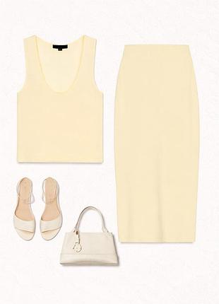 Комплект костюм топ спідниця zara