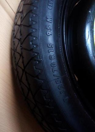 Докатка-запаска continental t 125/70 r15 95m opel; daewoo; wolksvagen ...