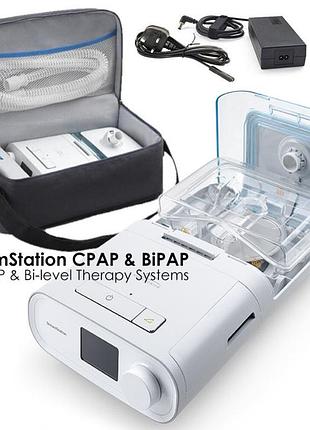 Philips dreamstation auto bipap, зі зволожувачем, авто біпап, авто біпап, автоматичний біпап апарат, лікування хропіння та затримок дихання уві сні