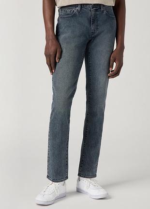 Чоловічі джинси levi’s premium 511 slim fit 045116125 — синій денім rogue waves, приталений крій, посадка нижче талії, стрейч. оригінал.