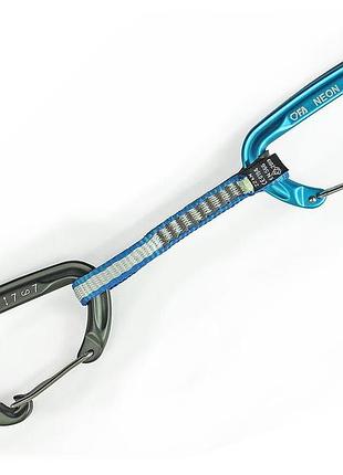 Fa відтяжка з карабінами neon express dy 10 mm 18 cm