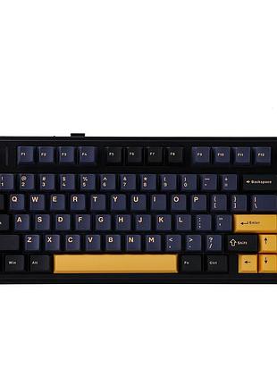 Клавиатура механическая беспроводная aula f75 с rgb подсветкой 75% hot-swap black orange