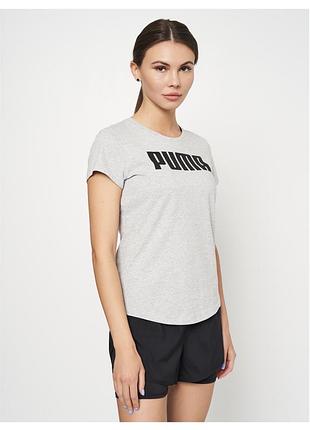 Puma, бавовняна футболка з лого, р.s