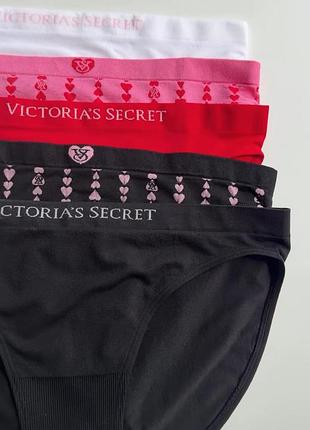 Набор трусиков victoria's secret 5 штук микрофибра белье victoria's secret бюстгалтер victoria’s secret