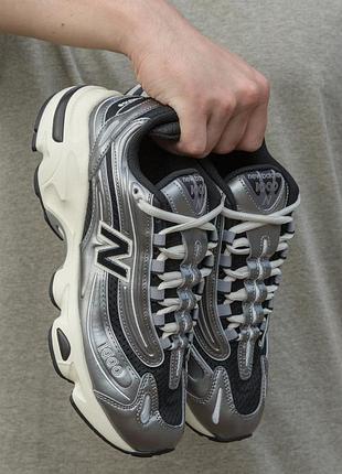 Кроссовки new balance 1000 silver metallic распродаж