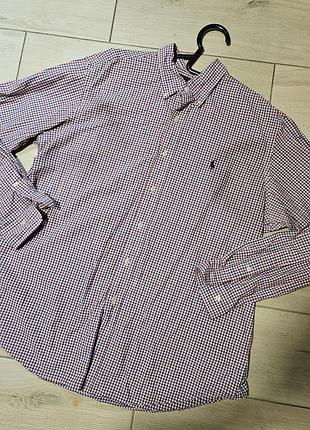 Рубашка мужская polo ralph lauren в клетку