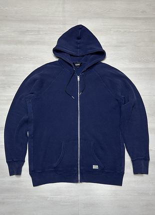 Diesel vintage брендова чоловіча кофта худі батал з капюшоном оригінал