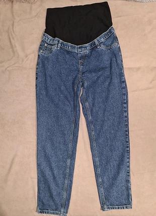 Сині джинси мом anna field denim для вагітних (розмір 40/l) в ідеальному стані