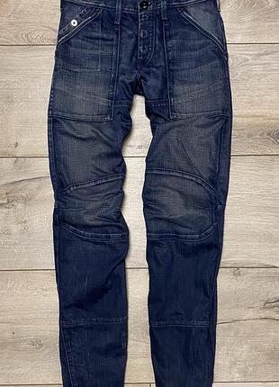 Джинсы g-star raw fire elwood 5620 (оригинал), прямой крой, w30 l32