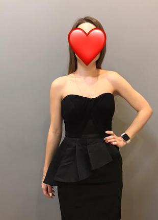 Чёрное платье на новый год karen millen1 фото