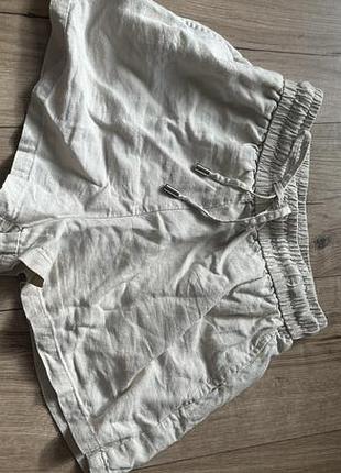 Шорти лляні zara